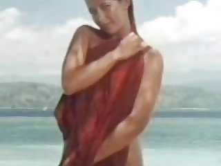 Sophie Marceau full nude on beach