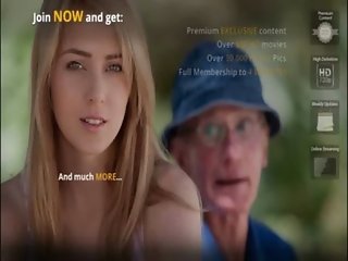 Sexy blonde teen satisfy her rich grandpa lover