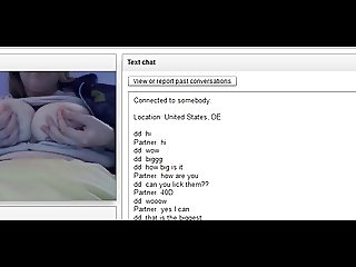 40D Big Boobs on ChatRoulette