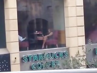 Fingering At Starbucks
